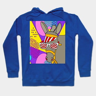 Party Retro Ass With Sunglasses Hoodie